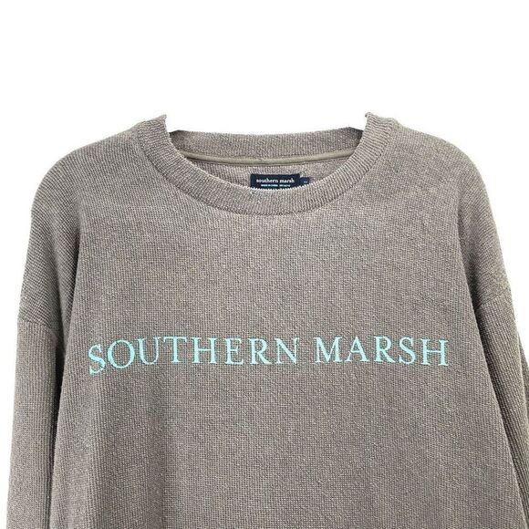 Southern Marsh Sunday Morning terry cloth Sweater Size XS - Picture 2 of 8